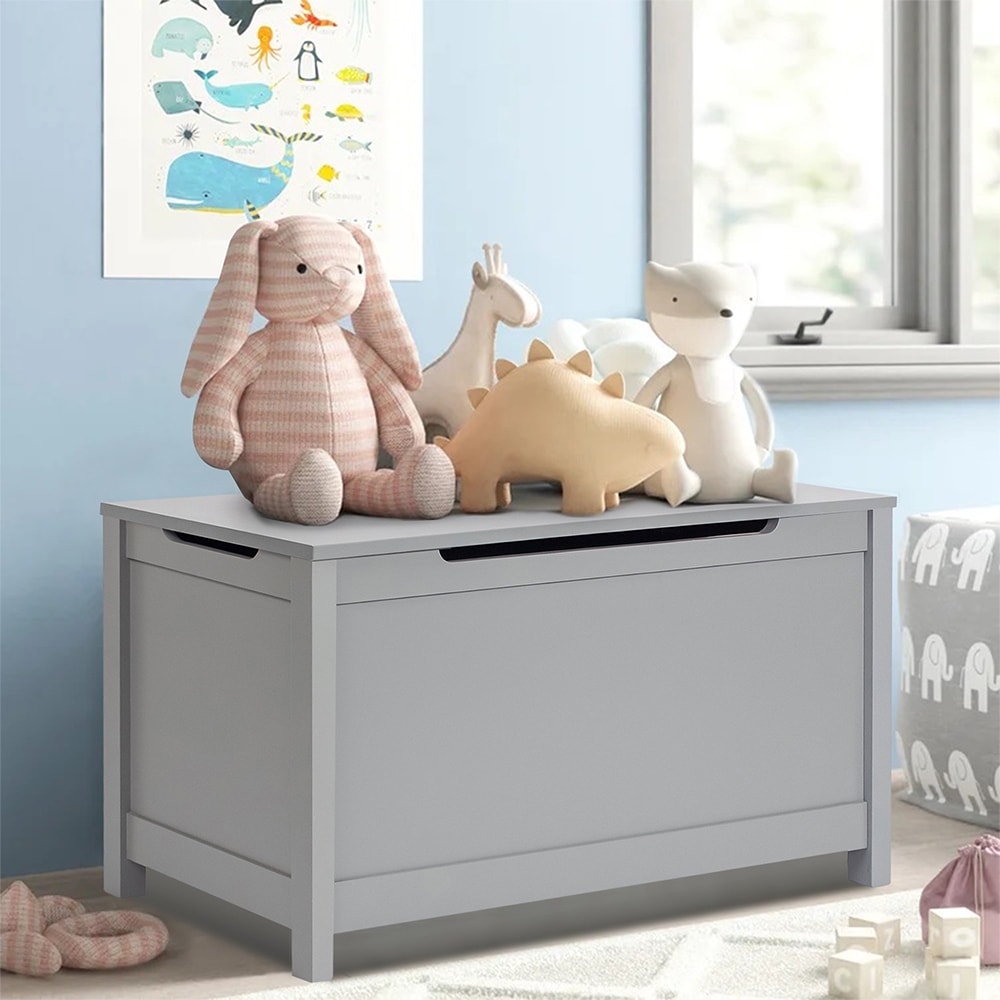 Large grey toy box on sale